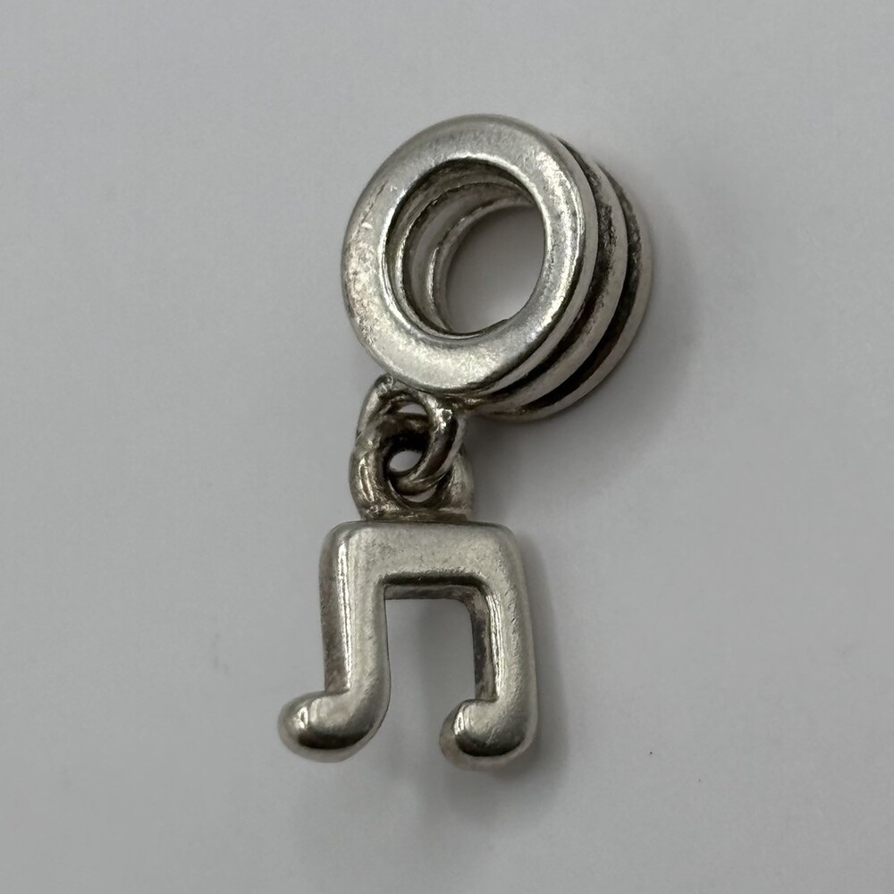 PANDORA Music Note Dangle Charm 925 Sterling Silver 1.10g